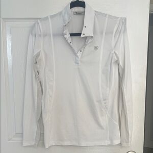 Equestrian Ariat show shirt Classic White Long Sleeve Shirt